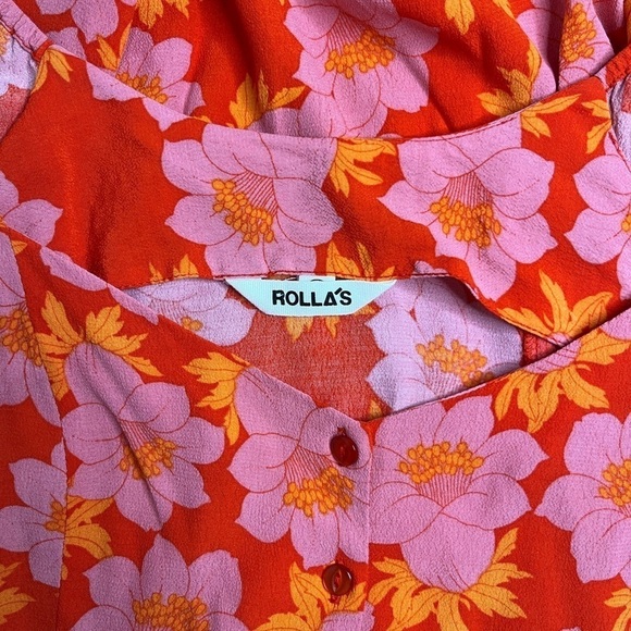 ROLLA’S Erin Datura Floral Print Dress Size Small - Picture 11 of 15